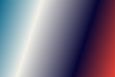 Mavi Grotto, Fildişi, Koyu Mavi, Cinnabar renkleriyle renkli soyut bulanık arkaplan. Yumuşak bulanık arkaplan. Grafik tasarım, afiş ve web için odaklanmış vektör illüstrasyon şablonu