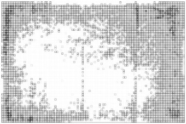 kare desenli soyut geometrik illüstrasyon.