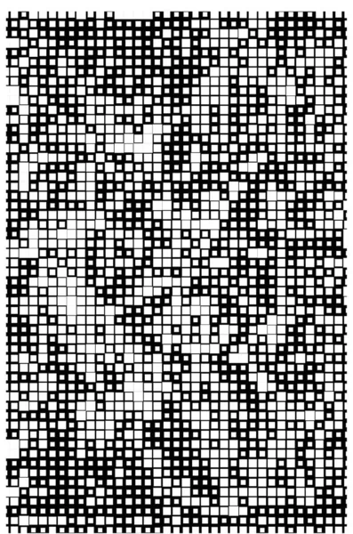 Tapete Mit Kleinen Pixeln Oberfläche Mit Digitalen Quadraten — Stockvektor