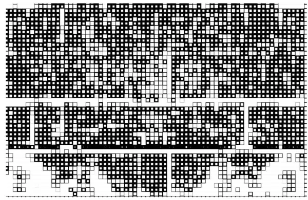 正方形の抽象的な幾何学的なパターン ベクトルイラスト — ストックベクタ