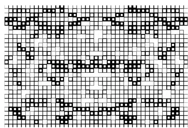 Motif Géométrique Abstrait Avec Des Carrés Illustration Vectorielle — Image vectorielle
