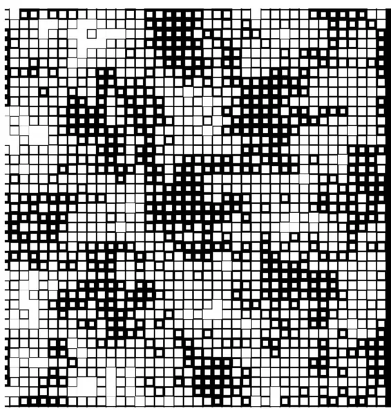 Abstract Geometrisch Patroon Met Vierkanten Vectorillustratie — Stockvector