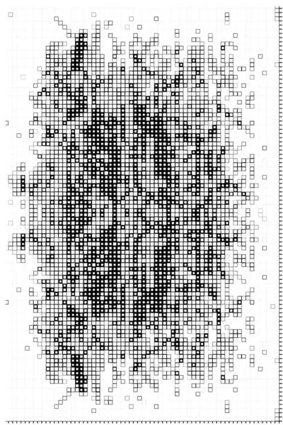 Абстрактний Фон Пікселями Чорно Білі Шпалери — стоковий вектор