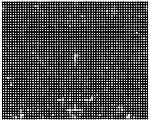 Abstraktní Černobílá Pixelová Tapeta — Stockový vektor
