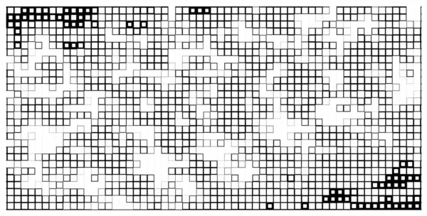 Carta Parati Pixel Astratta Bianco Nero — Vettoriale Stock