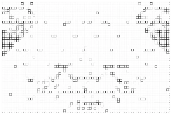 Αφηρημένη Γεωμετρική Απεικόνιση Τετράγωνα Μοτίβο — Διανυσματικό Αρχείο