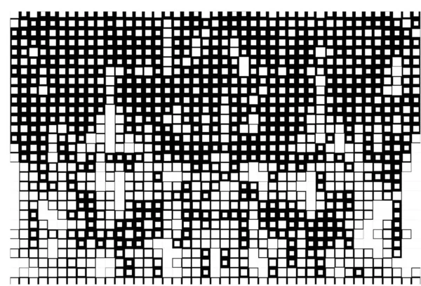 Ilustración Geométrica Abstracta Con Patrón Cuadrados — Vector de stock