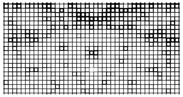Illustrazione Geometrica Astratta Con Motivo Quadrato — Vettoriale Stock
