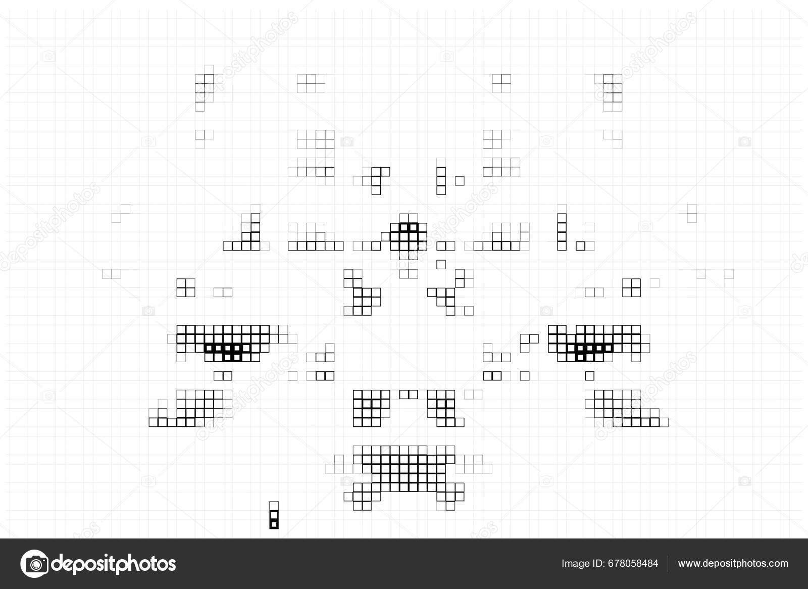Black White Vector Illustration Stock Vector by ©Toluk 678058484
