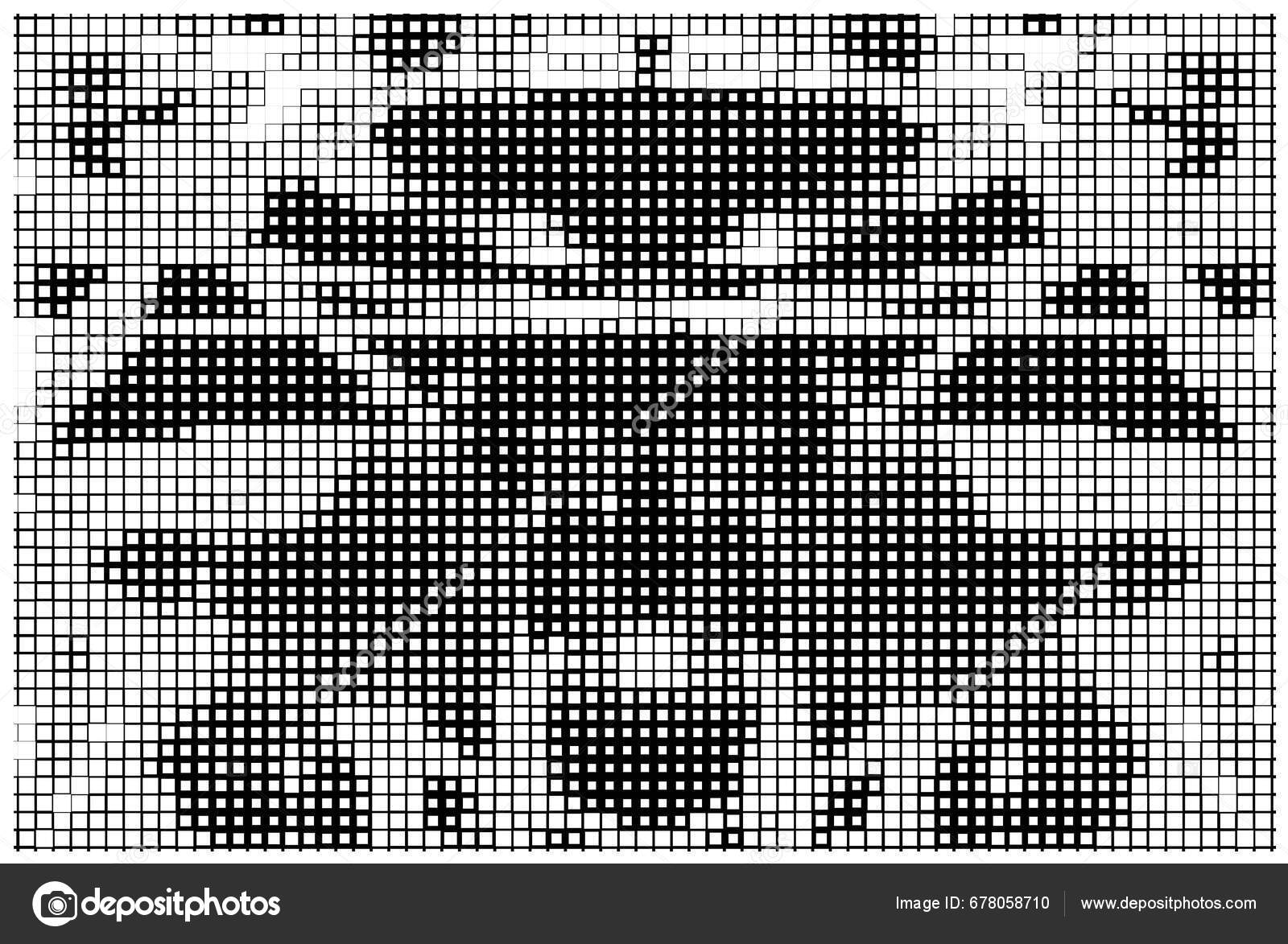 Black White Vector Illustration Stock Vector by ©Toluk 678058710