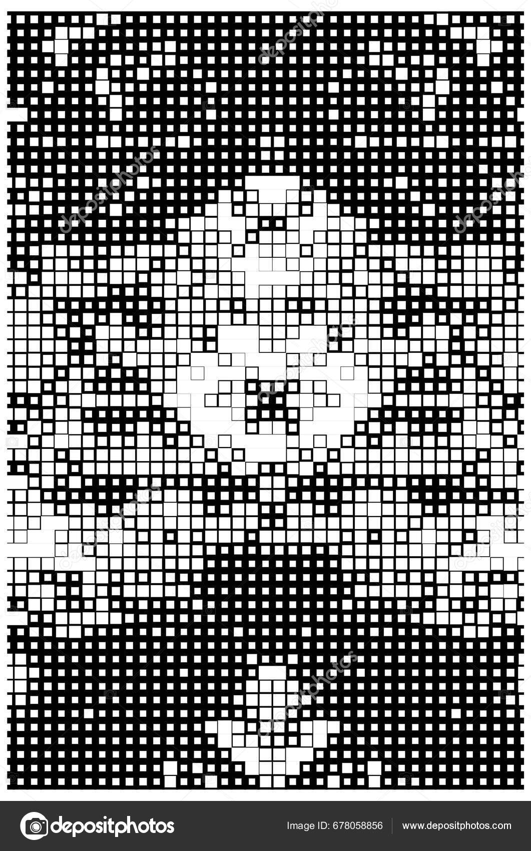 Black White Vector Illustration Stock Vector by ©Toluk 678058856