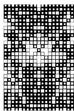 soyut grunge dokusu, siyah beyaz piksel duvar kağıdı