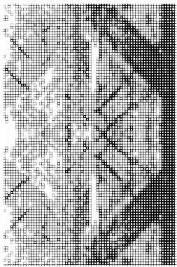 kare desenli soyut geometrik illüstrasyon.