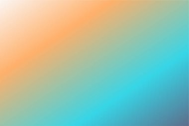 Krem Tangerine Turkuaz Mavi Gri soyut arka plan. Renkli duvar kağıdı, vektör illüstrasyonu