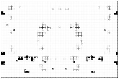 piksel tek renkli geometrik mozaik arkaplan