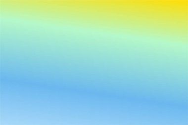 Bebek Mavisi, Turkuaz, Naneli, Altın Renkli Renkli Renkli Soyut Bulanık Gradyan. Yumuşak bulanık arkaplan. Grafik tasarım, afiş ve web için odaklanmış vektör illüstrasyon şablonu