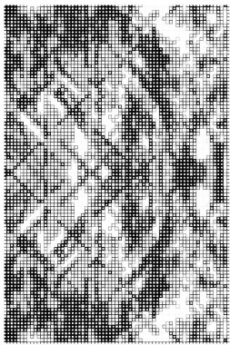 piksel tek renkli geometrik mozaik arkaplan