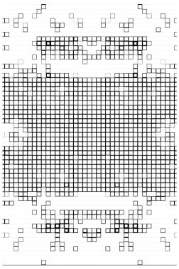 Siyah ve beyaz arkaplan ile soyut vektör deseni