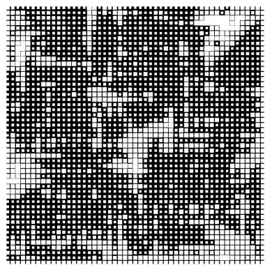 Siyah ve beyaz arkaplan ile soyut vektör deseni