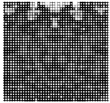 Siyah ve beyaz arkaplan ile soyut vektör deseni