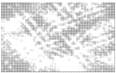 Siyah ve beyaz arkaplan ile soyut vektör deseni