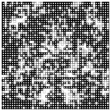 Siyah ve beyaz arkaplan ile soyut vektör deseni