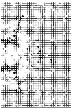 Soyut arkaplan. Geometrik siyah beyaz