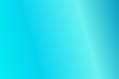 Aqua, Turkuaz, Cyan, Blue Grotto renkleriyle renkli soyut bulanık gradyan. Yumuşak bulanık arkaplan. Grafik tasarım, afiş ve web için odaklanmış vektör illüstrasyon şablonu
