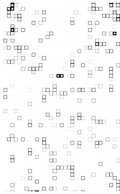 Piksel mürekkepli duvar kağıdı. soyut siyah beyaz poster