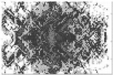 Piksel mürekkepli şablon. soyut siyah beyaz arkaplan