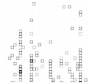 Yarım ton pikselli tek renkli geometrik arkaplan
