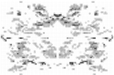 Yarım ton pikselli tek renkli geometrik arkaplan