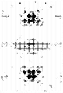 Soyut arkaplan. Monokrom dokusu. Dekoratif siyah beyaz desen.