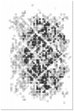 Dijital kareli şablon. küçük piksel arkaplanı