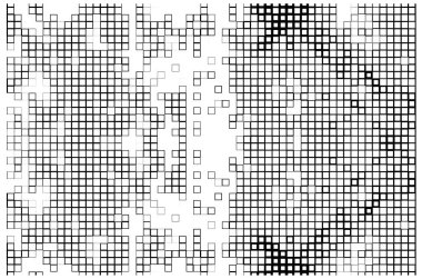 Yarım ton pikselli siyah beyaz arkaplan