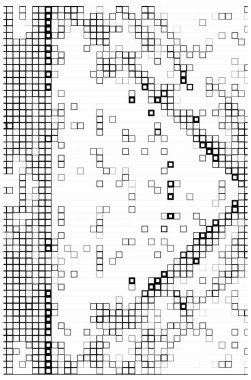 Siyah ve beyaz soyut geometrik desen 