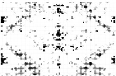 Siyah ve beyaz soyut geometrik desen 