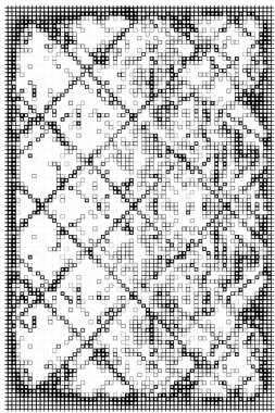 Dijital kareli şablon. küçük piksel arkaplanı