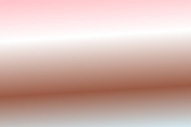 Baby Blue, Burnt Sienna, White, Rosewater renkleriyle renklendirilmiş soyut bulanık arkaplan. Yumuşak bulanık arkaplan. Grafik tasarım, afiş ve web için odaklanmış vektör illüstrasyon şablonu