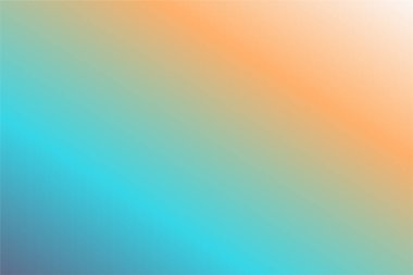 Krem Tangerine Turkuaz Mavi Gri soyut arka plan. Renkli duvar kağıdı, vektör illüstrasyonu