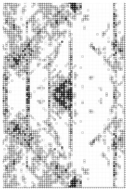 siyah ve beyaz vektör çizimi