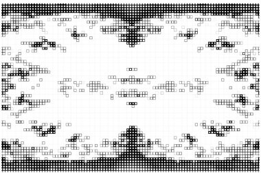 Yarım ton siyah ve beyaz geometrik desen.