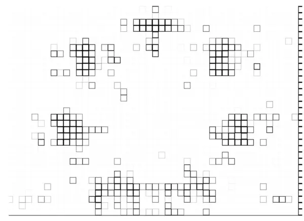 Abstrakte Geometrische Illustration Mit Quadratischem Muster — Stockvektor