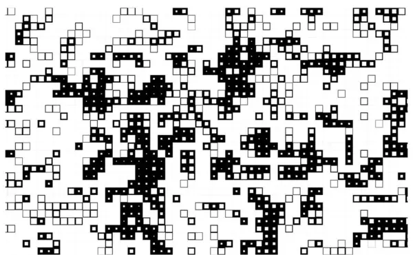 Gepunkteter Pixelabstrakter Monochromer Hintergrund — Stockvektor
