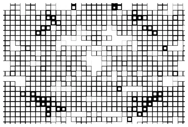 Pixel Sfondo Mosaico Geometrico Monocromatico — Vettoriale Stock