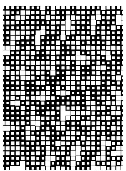 Piksel Tek Renkli Geometrik Mozaik Arkaplan — Stok Vektör