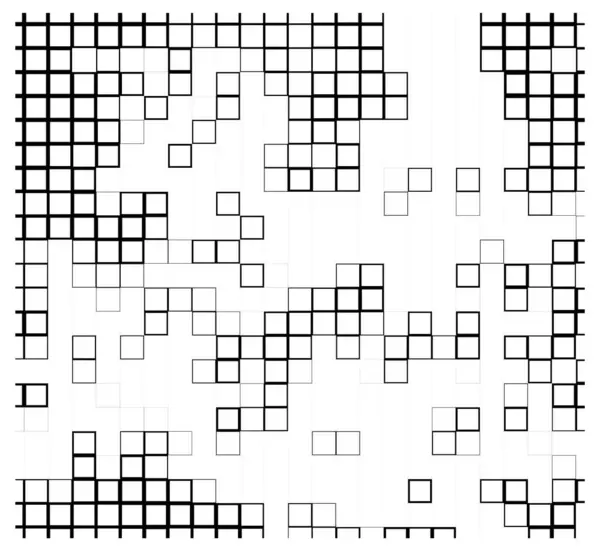 Piksel Tek Renkli Geometrik Mozaik Arkaplan — Stok Vektör