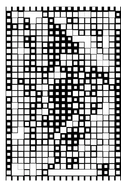 Візерунок Невеликими Пікселями Поверхня Цифровими Квадратами — стоковий вектор