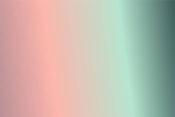 Defocused vector illustration template for your graphic design, banner, web, Colorful abstract blur gradient background with Mauve Salmon Mint Teal Green colors 