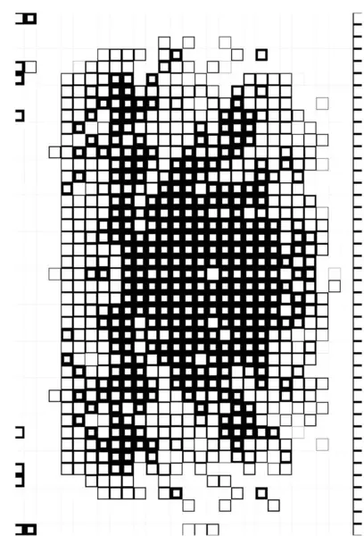화소를 디지털 사각형 — 스톡 벡터